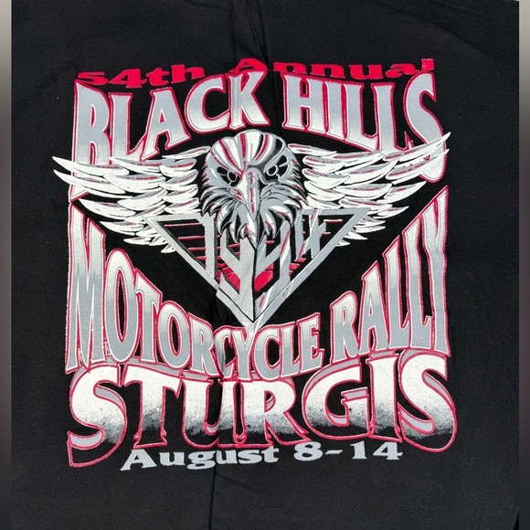 Vintage 1994 Sturgis Black Hills Motorcycle Rally Single Stitch T-Shirt Size XL - Picture 9 of 9